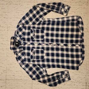 G-Star Raw 3301 Thick Long Sleeve Button Down Flannel Casual Dress Shirt